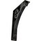 Ekena Millwork Crawley Wrought Iron Bracket, (Triple center brace), Antiqued Silver 2"W x 7 1/2"D x 10"H BKTM02X07X10TCRASV - alternate 1